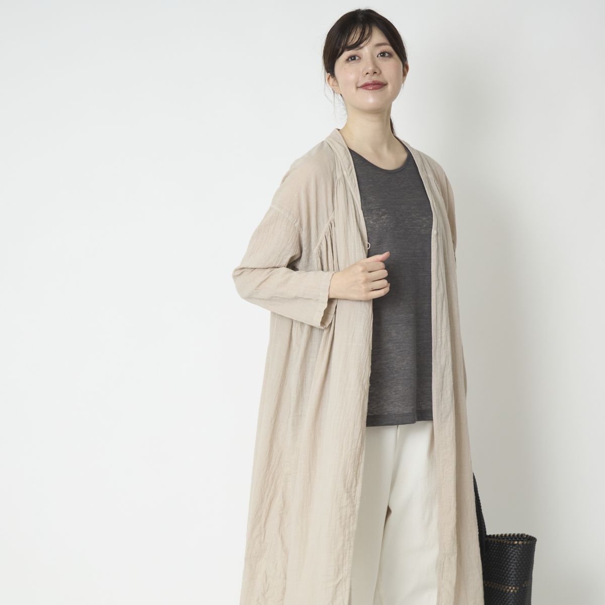 ao/ガーゼギャザーガウン